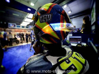 Technologie : Les LED du casque AGV de Valentino Rossi, une solution d'avenir sur la route ?