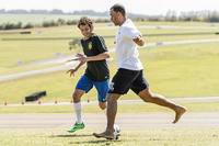 Rossi rencontre Cafù et Barros au Brésil