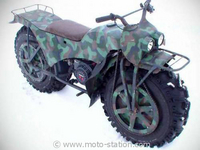 Insolite : Tarus Motorcycle 2x2, la meilleure moto pour l'armée !