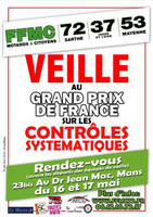 GP de France : les militants de la FFMC 72 veilleront sur la police