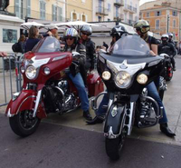 1. Reportage Harley-Davidson Euro Festival 2014: un aigle survole Grimaud