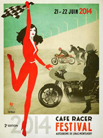 2ème Café Racer Festival à Montlhéry les 21 et 22 juin 2014