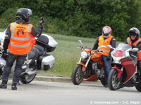 Points noirs routiers : opération " Motards d'un jour " à La Rochelle