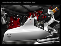 Spéciale virtuelle : Ducati Panigale 1199 Cafe Fighter par Gannet Design