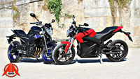 Face à face Yamaha XJ6 N VS Zero Motorcycles SR ZF11