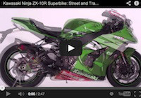 Kawasaki Ninja ZX-10R Superbike la comparaison entre les versions route et piste en vidéo