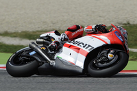 Andrea Dovizioso et la nouvelle Ducati GP14