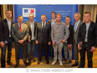 FFM : Les champions du monde moto célébrés au Ministère des Sports