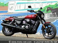 Harley-Davidson présente depuis peu dans ces concessions françaises une toute nouvelle Street 750. Classée à part dans le clan de Milwaukee, cette