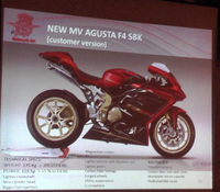 La nouvelle MV Agusta F4 prête pour le mondial Superbike 2015