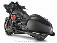 News moto 2015, EICMA : Moto Guzzi MGX-21, dark bagger concept