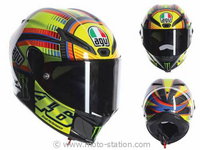 News casque moto 2014 : AGV Pista GP Soleluna et Corsa Wish (Rossi Replica)