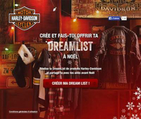 Harley-Davidson lance la DreamList ou la lettre au père Noël d'un nouveau genre