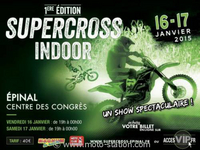 Supercross Indoor d'Epinal : 1ère édition les 15 et 16 janvier 2015