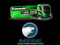 Partenariat : L'airbag Bering à l'essai sur le Kawasaki Tour 2015