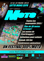 Participez à la 10ème édition du Festival de la Moto de Mons, les 14 & 15 mars au Lotto Mons Expo.