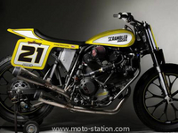 AMA Flat Track : Troy Bayliss avec un Ducati Scrambler !