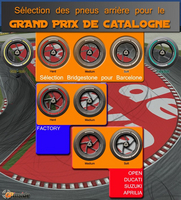 Les pneus MotoGP à Catalunya