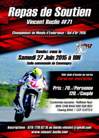 Repas de soutien de Vincent Buclin, le 27 juin 2015 à Commugny