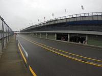 Piste humide pour le début des tests Michelin à Brno !