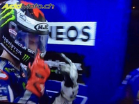 Jorge Lorenzo à nouveau en proie à des problèmes avec son casque HJC lors du GP de Silverstone