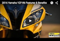 La Yamaha YZF-R6 2016 en vidéo