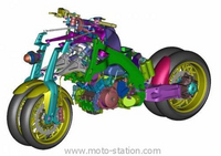 Yamaha OR2T : Un nouveau prototype de moto à 4 roues !