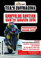 Repas de soutien du Zufferey Racing Team, le 23 janvier 2016