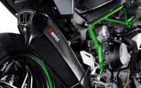 Akrapovic : silencieux en carbone pour la Kawasaki H2R