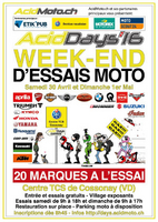 Championnat de France Supermotard 2016 - Le team Luc1 à l'oeuvre sur le circuit de Bresse
