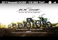 Voici la Kawasaki KX250F 2017 en vidéo