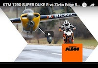 KTM 1290 Super Duke R vs Zivko Edge 540