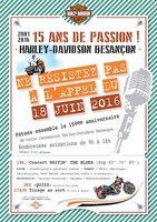 Les 15 ans de la concession Harley-Davidson Besançon