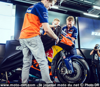 KTM a profité du retour des Grand Prix dans son pays - l'Autriche... - pour dévoiler officiellement sa moto de course, la RC16, qui s'alignera en