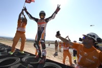 MotoGP Aragon : Márquez stoppe Rossi GP Espagne Honda Marc Marquez Moto GP Caradisiac Moto Caradisiac.com