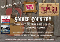 Toutes en Moto Genève vous attend pour sa soirée Country