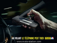 Sécurité routière : Au volant, le téléphone peut tuer... aussi les motards !