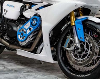 Swiss-Moto - La Triumph Thruxton R Turbo "The White Bike" participera à une course de départ arrêté en Suisse