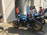 Interview Anouck Borne - La leçon de courage d'une motarde battante