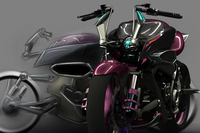Etude de style Yamaha MTH 500 par Dfouge Design