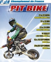 Pit Bike, Championnat de France 2012