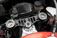 Le tableau de bord TFT de la Ducati GP12