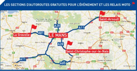 Grand Prix de France moto : des portions d'autoroutes gratuites