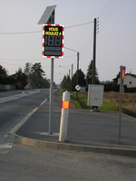 Sécurité routière : un radar pédagogique " Shadok " dans la Loire
