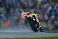 Valentino Rossi : une erreur de set-up le prive du bénéfice de la pluie