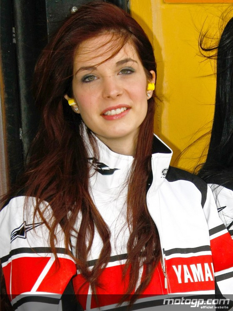 Fille des paddocks du grand prix moto Valence 2012
