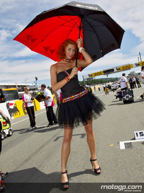 Paddock girl du grand prix moto Sachsenring 2012