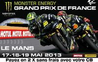 Toute l'équipe du Grand Prix de France Moto vous souhaite une excellente année 2013, pleine de bonheur et de réussite