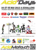 Championnat suisse SuperMoto à Lignières, les 13 et 14 avril 2013