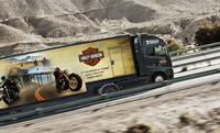 Nouveau camion pour le Road Show Harley-Davidson